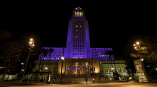 Illustration for article titled Landmarks Around the World Went Purple in Honor of Prince